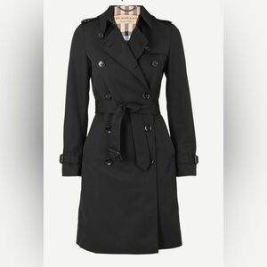Burberry Harbourne short Trench Coat - Black